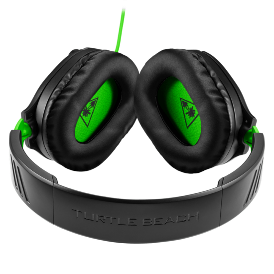 Turtle Beach Recon 70 Black & Green Flat View