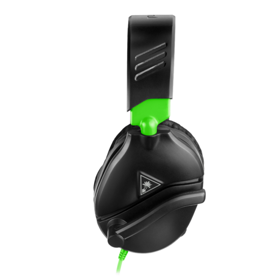 Turtle Beach Recon 70 Black & Green Side View