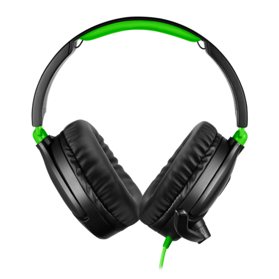 Turtle Beach Recon 70 Black & Green Front View