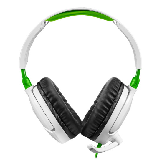 Turtle Beach Recon 70 White & Green Front View