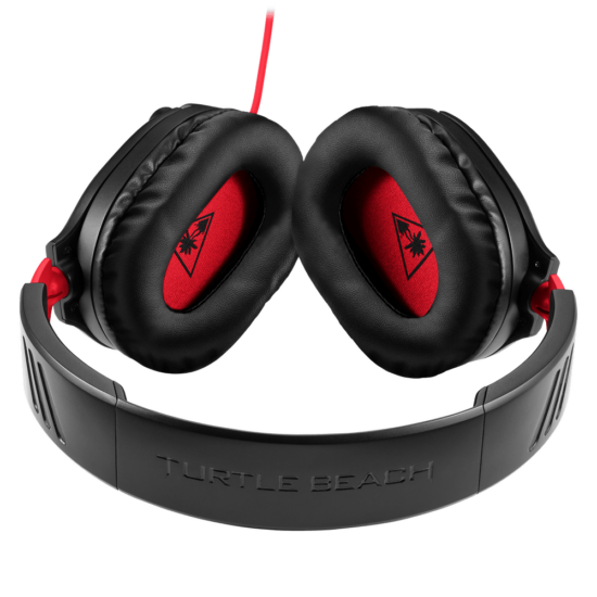 Turtle Beach Recon 70 Black & Red Flat View