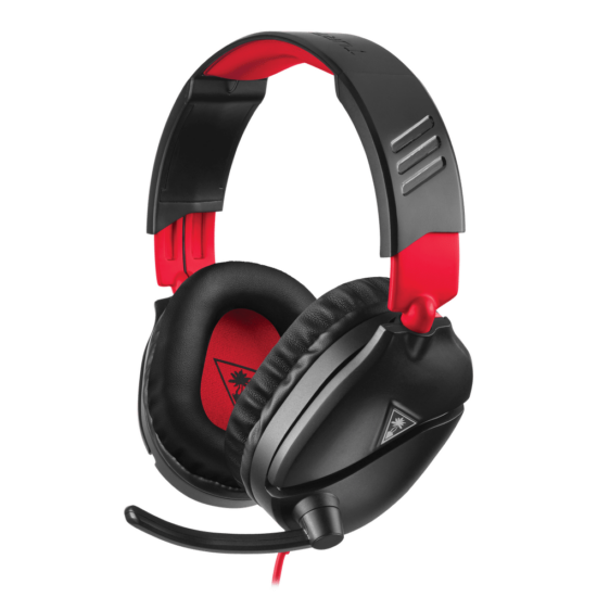 Turtle Beach Recon 70 Black & Red Angled View