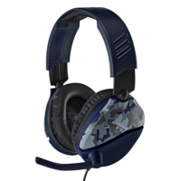 Turtle Beach Recon 70 Blue Camo Front Angled View