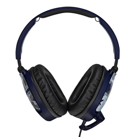 Turtle Beach Recon 70 Blue Camo Front View