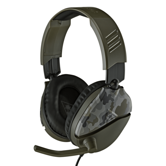 Turtle Beach Recon 70 Green Camo Angled View