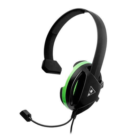 Turtle Beach Recon Chat Black & Green Angled View