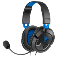 Turtle Beach Recon 50P Black & Blue Angled View