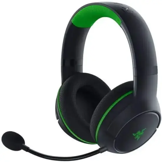 Razer Kaira HyperSpeed Black Angled View