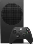 Xbox Series S 1TB Carbon Black Top Panel & Controller View