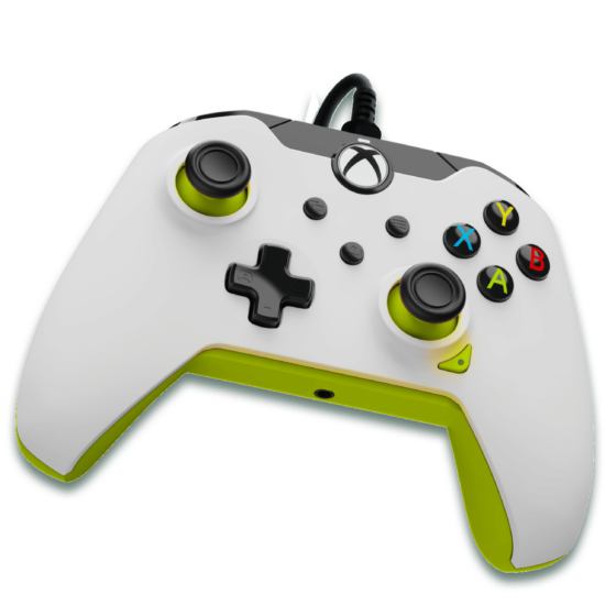 PDP Wired Controller - Electric White (Xbox X|S, Xbox One, PC)