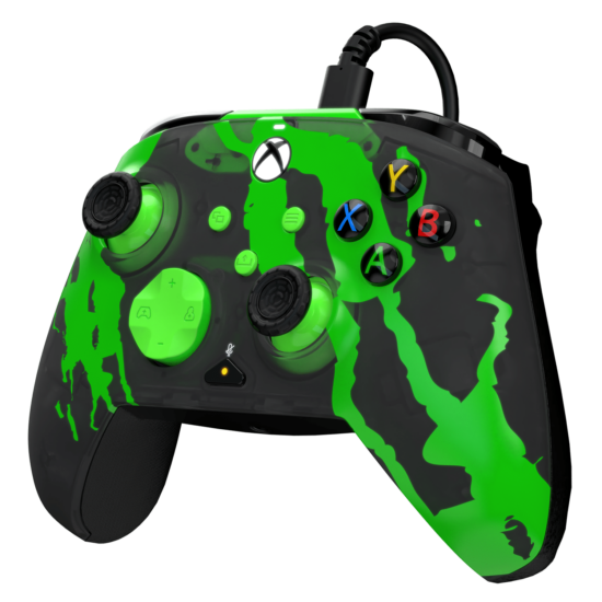 PDP Rematch Glow Wired Controller - Jolt Green (Xbox X|S, Xbox One, PC)