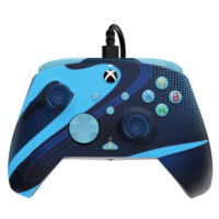 PDP Rematch Glow Wired Controller - Blue Tide (Xbox X|S, Xbox One, PC)