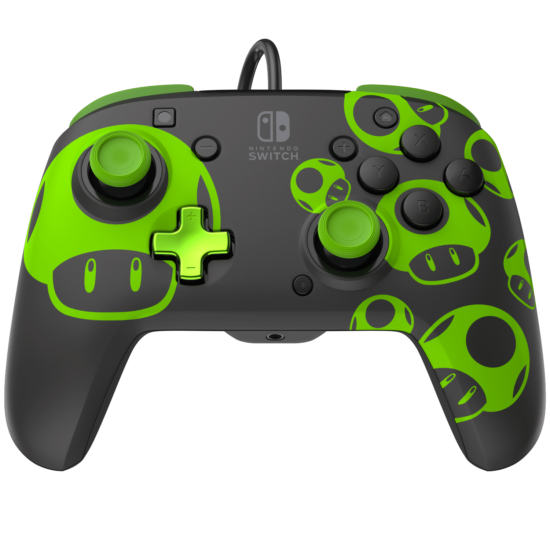 PDP Nintendo Switch Rematch Wired Controller - 1-Up Glow in the Dark