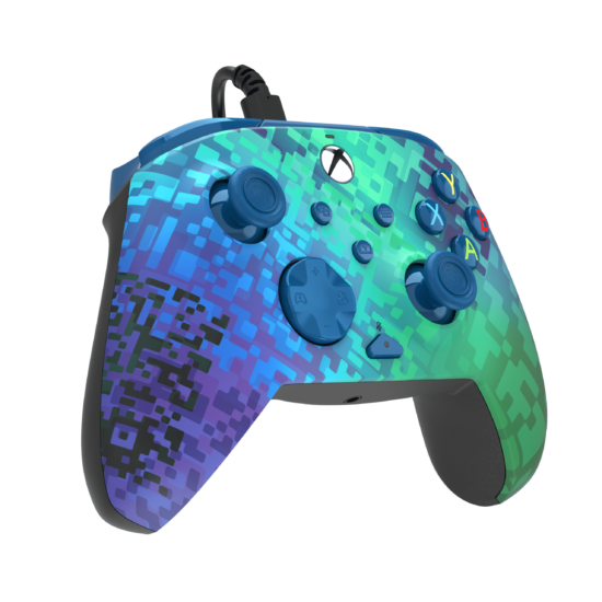 PDP Rematch Advanced Wired Controller - Glitch Green (Xbox X|S, Xbox One, PC)