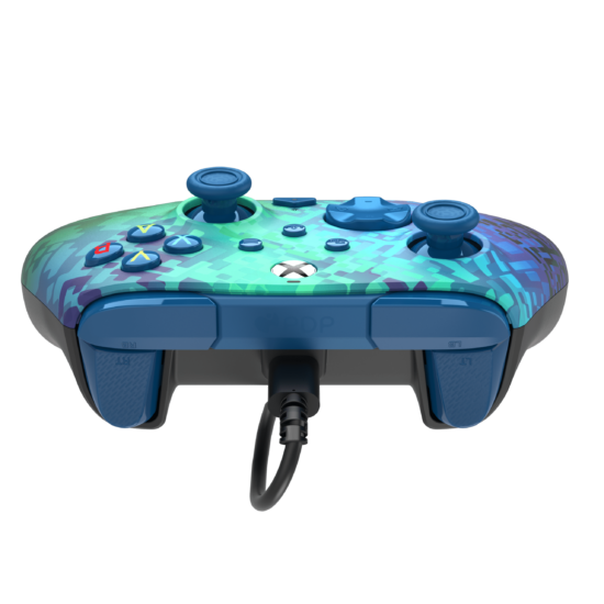 PDP Rematch Advanced Wired Controller - Glitch Green (Xbox X|S, Xbox One, PC)