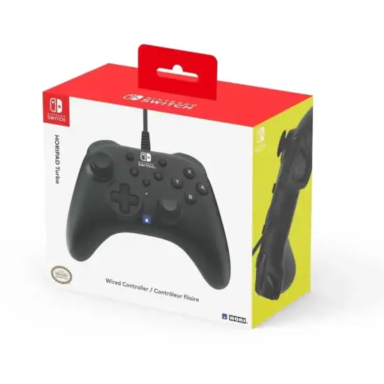 HORIPAD Turbo Wired Controller for Nintendo Switch - Black