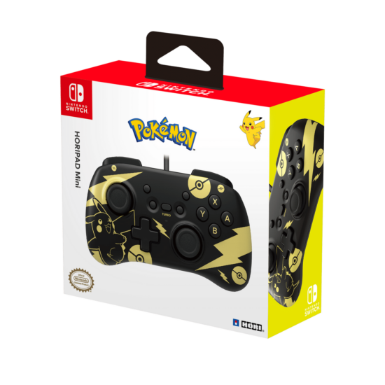 HORIPAD Mini for Nintendo Switch - Pokémon: Pikachu Black & Gold