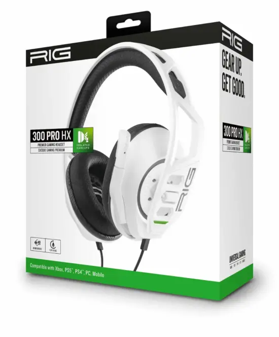 Nacon RIG 300 PRO HX Gaming Headset - White