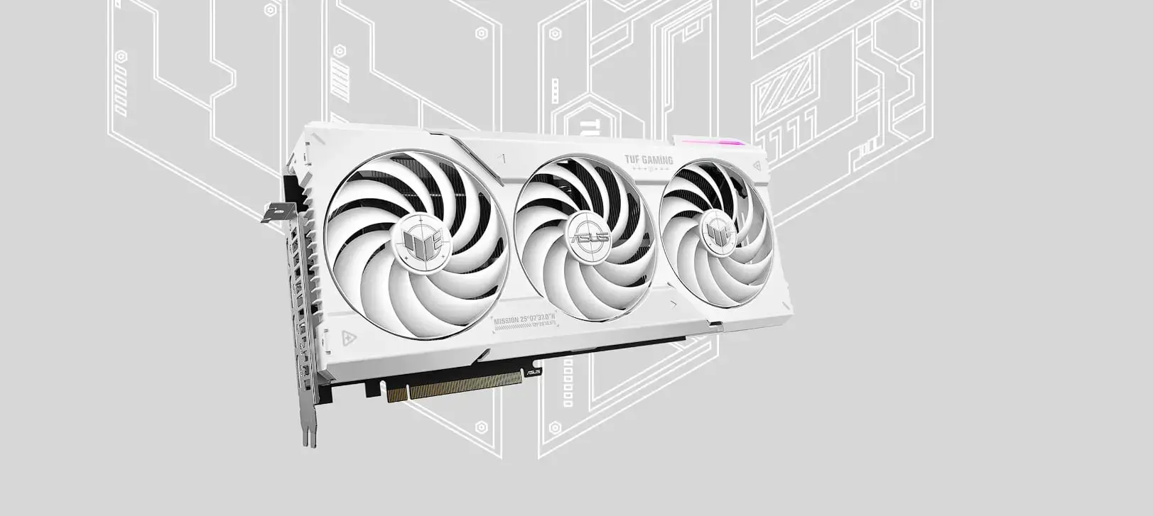 ASUS TUF Gaming AMD Radeon RX 7800 XT White OC Edition 16GB GDDR6 Graphics Card