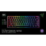 Razer Huntsman Mini - Clicky Optical Switch Purple 60% RGB Gaming Keyboard