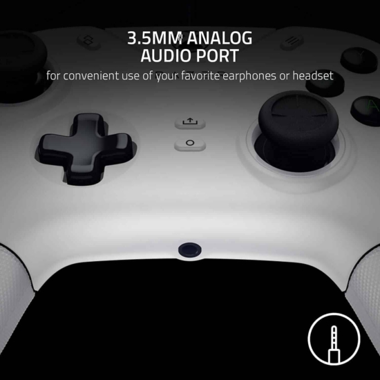 Razer Wolverine V2 Wired Gaming Controller - White