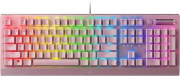 Razer BlackWidow V3 Green Mechanical Switches RGB Gaming Keyboard - Quartz