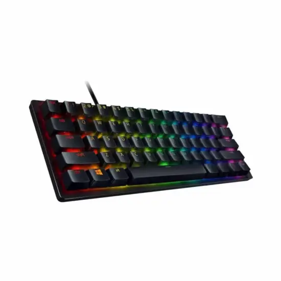 Razer Huntsman Mini - Clicky Optical Switch Purple 60% RGB Gaming Keyboard