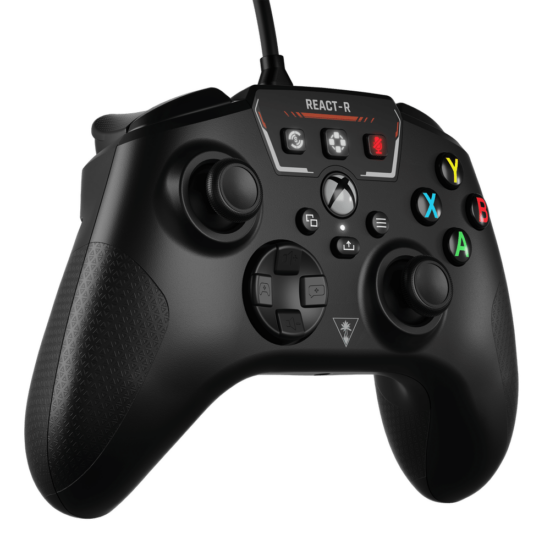 Turtle Beach REACT-R Wired Controller - Black (Xbox X|S, Xbox One, PC)