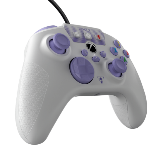 Turtle Beach REACT-R Wired Controller - White & Purple