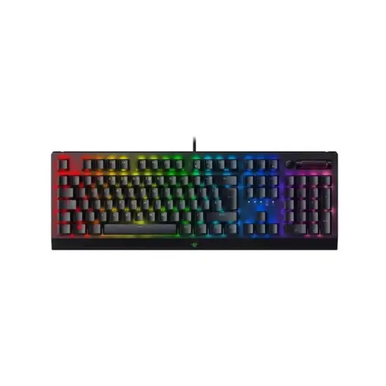 Razer BlackWidow V3 Green Mechanical Switches RGB Gaming Keyboard - Black