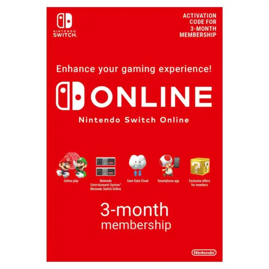 Nintendo Switch Neon OLED with Mario Kart 8 + 3-months Nintendo Switch Online Membership Bundle