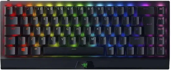 Razer BlackWidow V3 Mini HyperSpeed - Yellow Mechanical Switches Wireless Gaming Keyboard