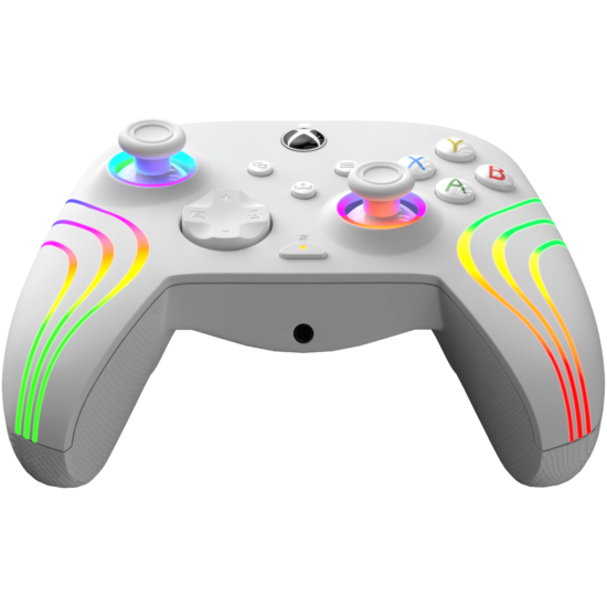 PDP AfterGlow Wave Wired Controller - White (Xbox X|S, Xbox One, PC)