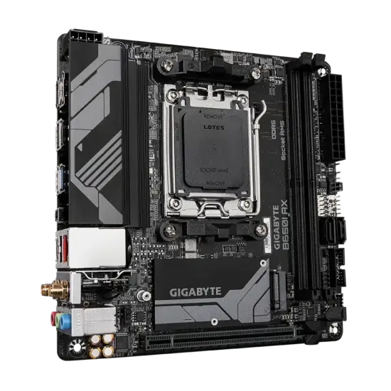 Gigabyte B650I AX – AMD B650 Chipset (Socket AM5) PCIe 4.0 DDR5 Mini-ITX Motherboard