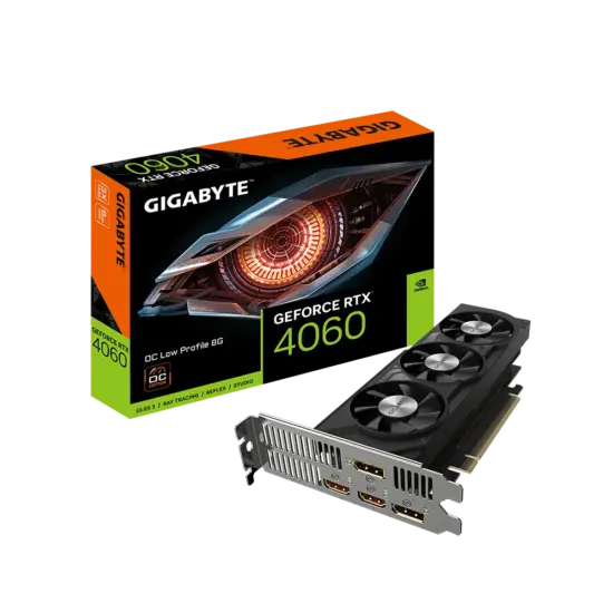 Gigabyte NVIDIA GeForce RTX 4060 OC Low Profile 8G GDDR6 Graphics Card