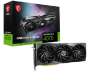 MSI NVIDIA GeForce RTX 4070 Gaming X Slim 12G GDDR6X Graphics Card