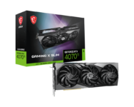 MSI NVIDIA GeForce RTX 4070 Ti Gaming X Slim 12G GDDR6X Graphics Card