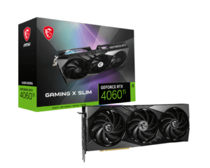 MSI NVIDIA GeForce RTX 4060 Ti Gaming X Slim 16G GDDR6 Graphics Card