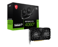 MSI NVIDIA GeForce RTX 4060 Ti VENTUS 2X Black OC 16GB GDDR6 Graphics Card