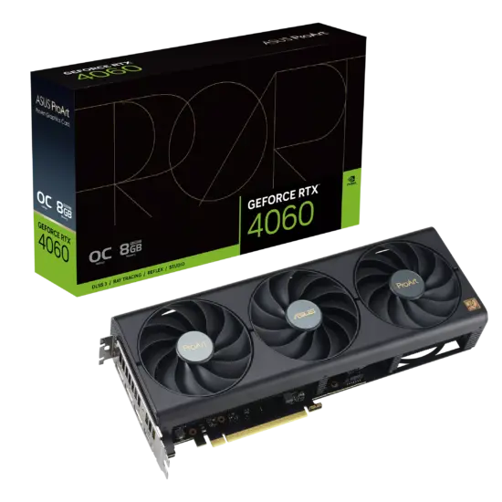 Asus ProArt NVIDIA GeForce RTX 4060 OC Edition 8GB GDDR6 Graphics Card