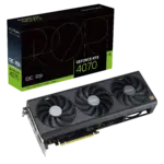 Asus ProArt NVIDIA GeForce RTX 4070 OC Edition 12GB GDDR6X Graphics Card