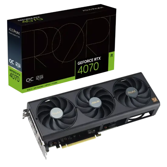 Asus ProArt NVIDIA GeForce RTX 4070 OC Edition 12GB GDDR6X Graphics Card