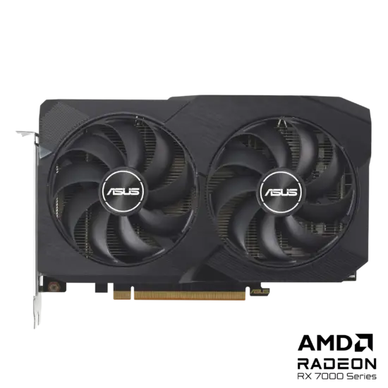 ASUS Dual AMD Radeon RX 7600 V2 OC Edition 8GB GDDR6 Graphics Card