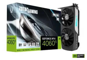 Zotac NVIDIA Geforce RTX 4060 Ti Twin Edge OC 8GB GDDR6 Graphics Card