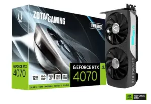 Zotac NVIDIA Geforce RTX 4070 Twin Edge 12GB GDDR6X Graphics Card