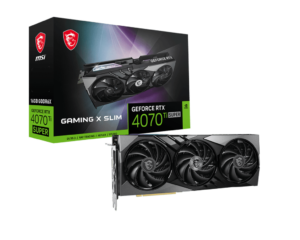 MSI GAMING GeForce RTX 4070 Ti SUPER 16G GAMING X SLIM & Box