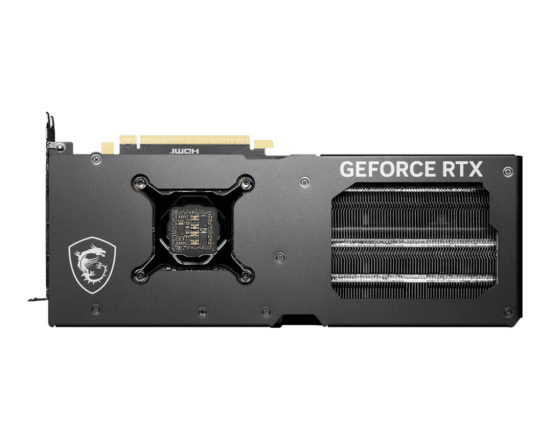 MSI GAMING GeForce RTX 4070 Ti SUPER 16G GAMING X SLIM Backplate