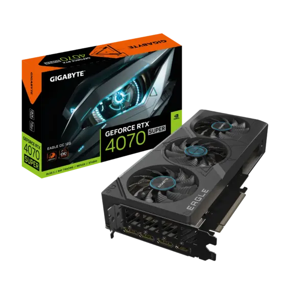 Gigabyte EAGLE GeForce RTX 4070 SUPER EAGLE OC & Box