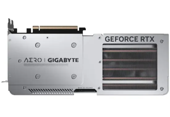 Gigabyte AERO GeForce RTX 4070 SUPER AERO OC Graphics Card Backplate