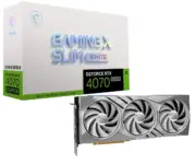 MSI GAMING GeForce RTX 4070 SUPER 12G GAMING X SLIM WHITE NVIDIA 12 GB Graphics Card & Box